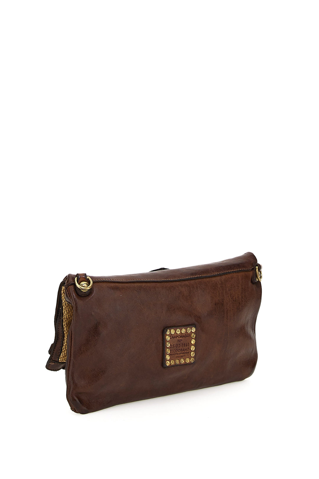 Campomaggi Straw Crossbody - Cognac