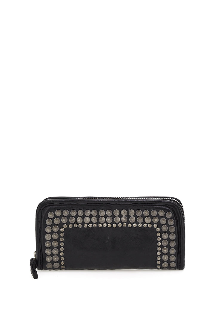 Campomaggi Studded Wallet - Black