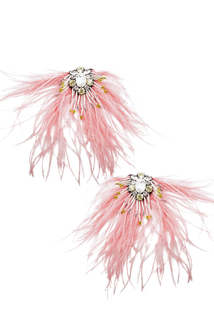 Madiso Feather Earring - Violet