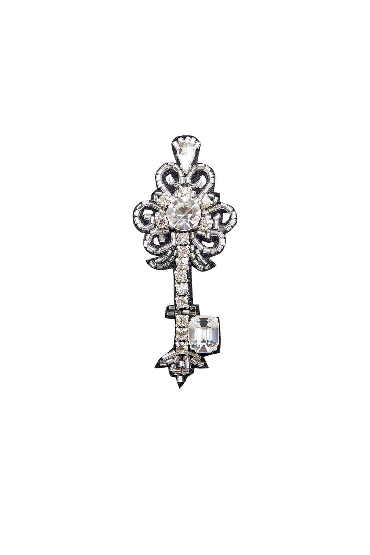 Madiso Key Brooch - Silver