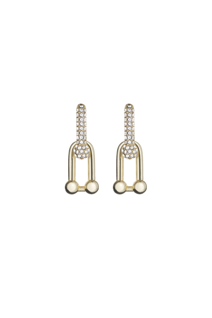 Kitte Pave Earring - Gold