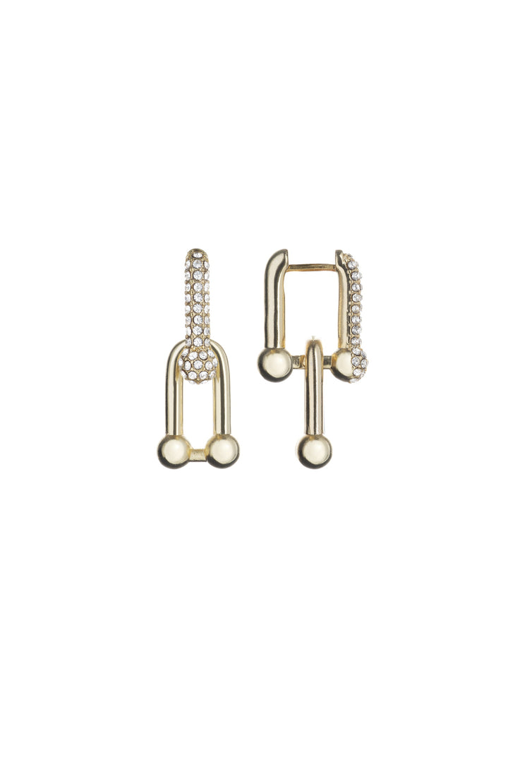 Kitte Pave Earring - Gold