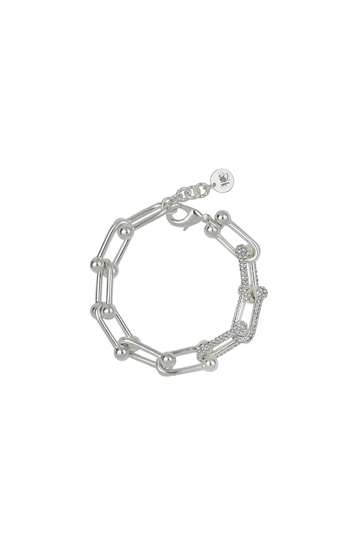 Kitte Pave Bracelet - Silver