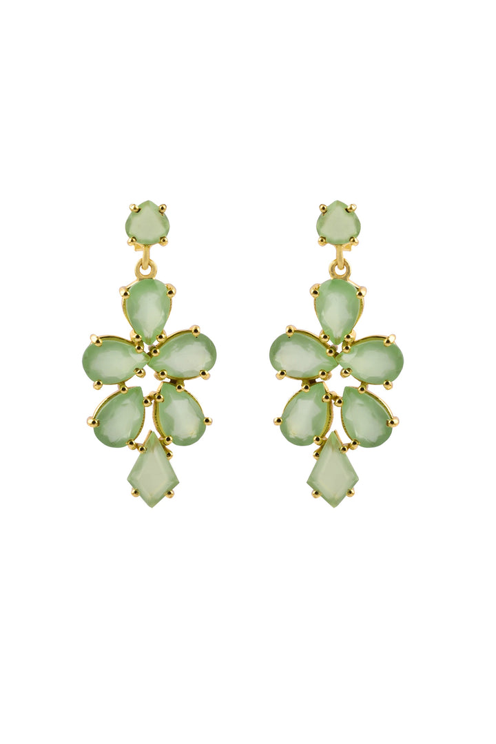 Husk Bloom Earring - Lime