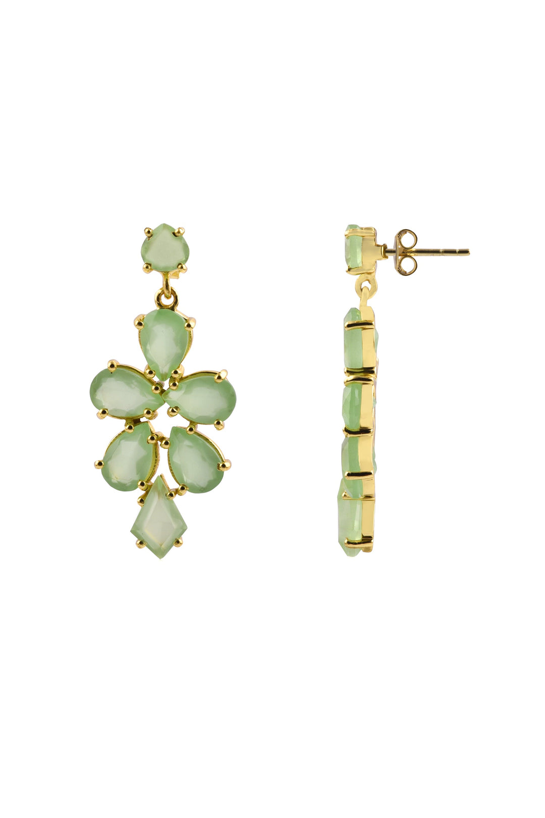 Husk Bloom Earring - Lime