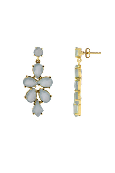 Husk Bloom Earring - Sky