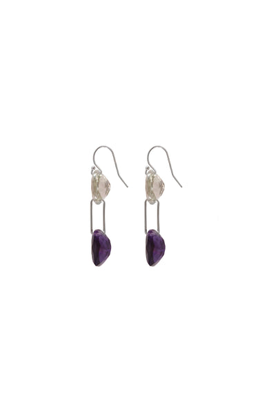 Alouette Design
 Duo Earring - Violet