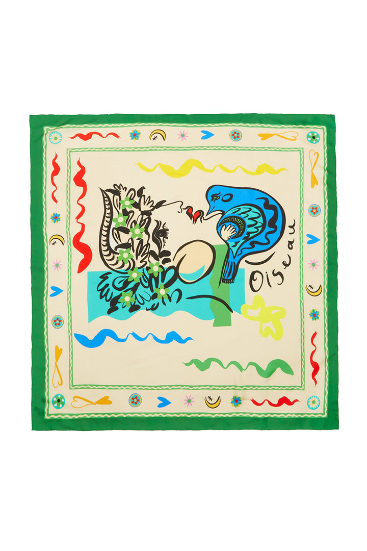 Alemais Collage Scarf - Multi Coloured