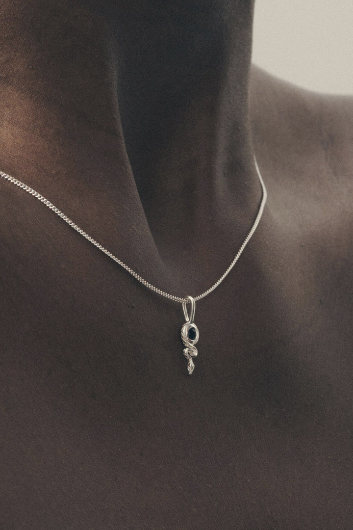 Temple Of The Sun Orcale Necklace - Silver