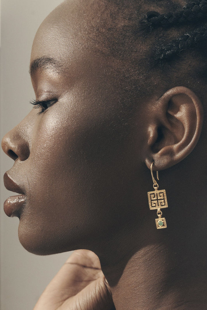 Temple Of The Sun Calise Earring - Gold