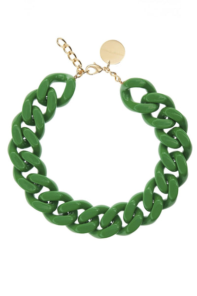 Vanessa Baroni Chain Necklace - Green