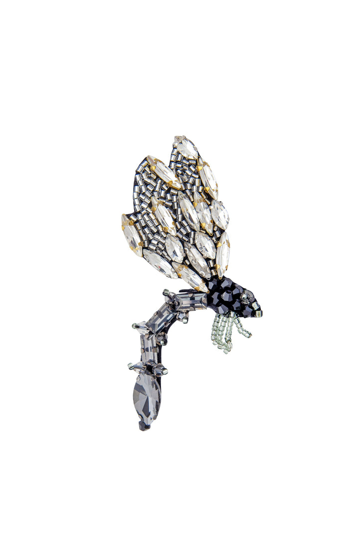 Madiso Bug Brooch - Black