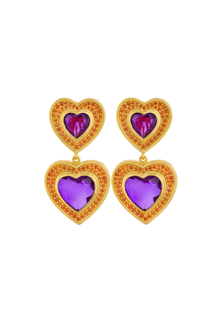 Valere Diva Earrings - Amethyst