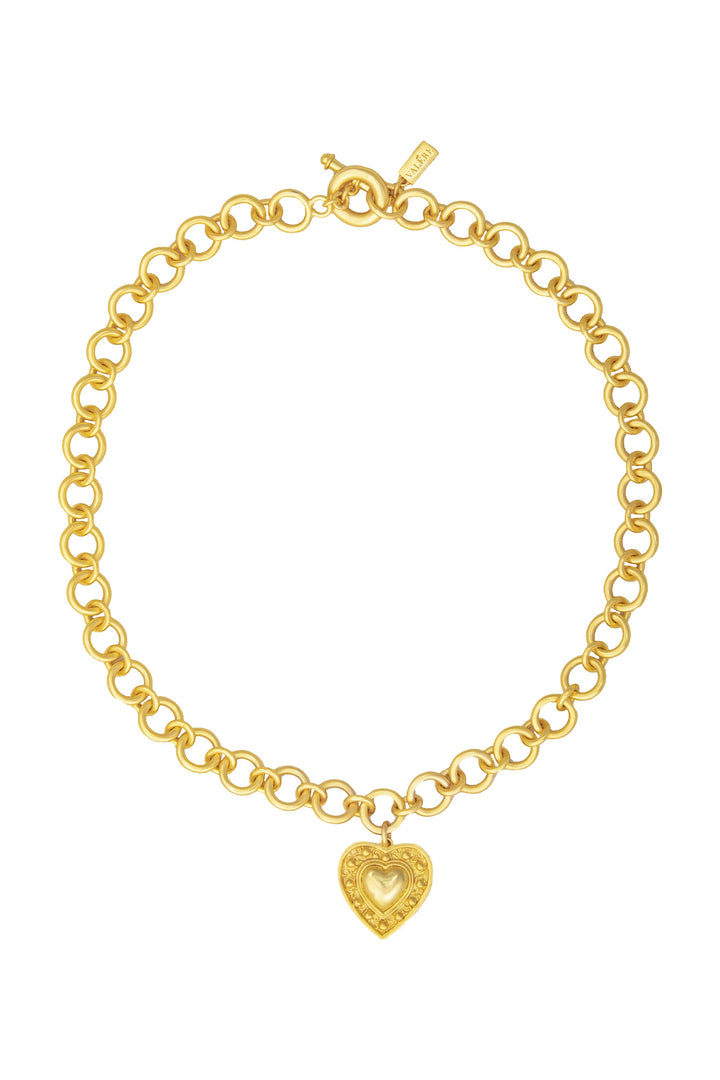 Valere Hearts Necklace - Gold