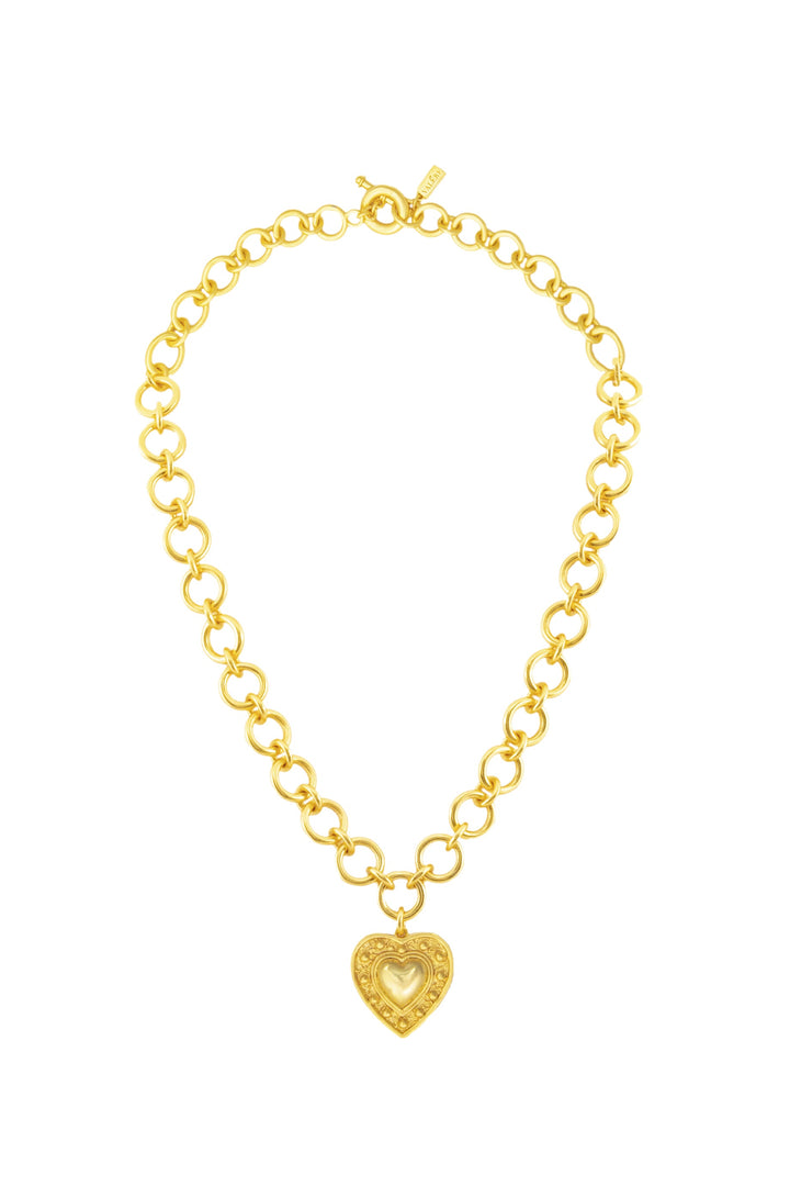 Valere Hearts Necklace - Gold