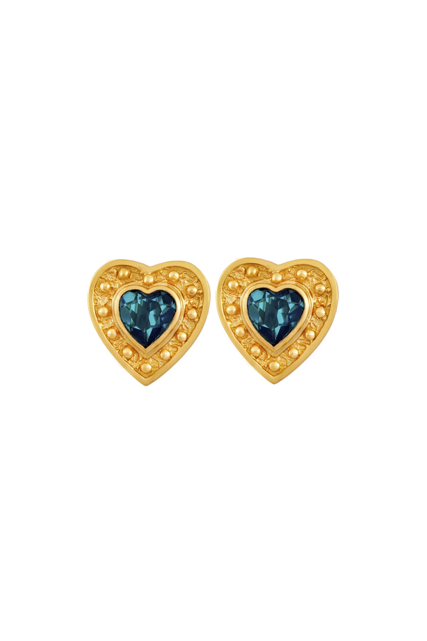 Valere Hearts Earring - Emerald