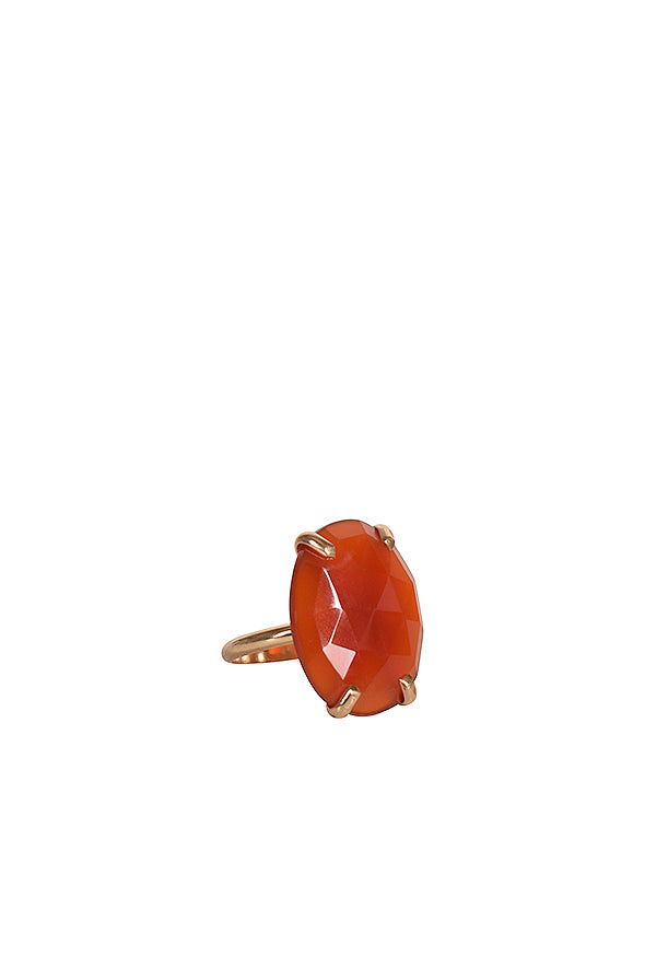 Alouette Design
 Claw Ring - Carnelian