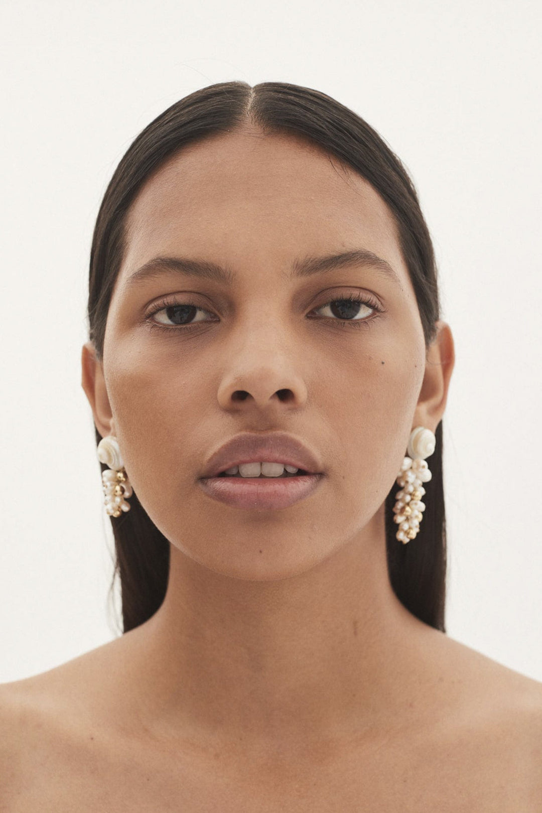 Alemais Shell Earring - Gold