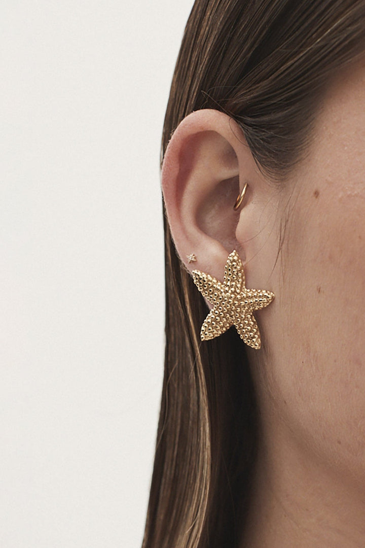 Alemais Fish Earring - Gold