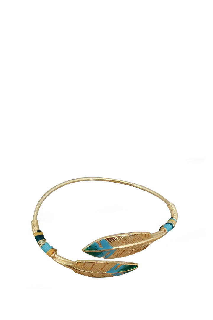 Gas Bijoux Feather Bangle - Gold