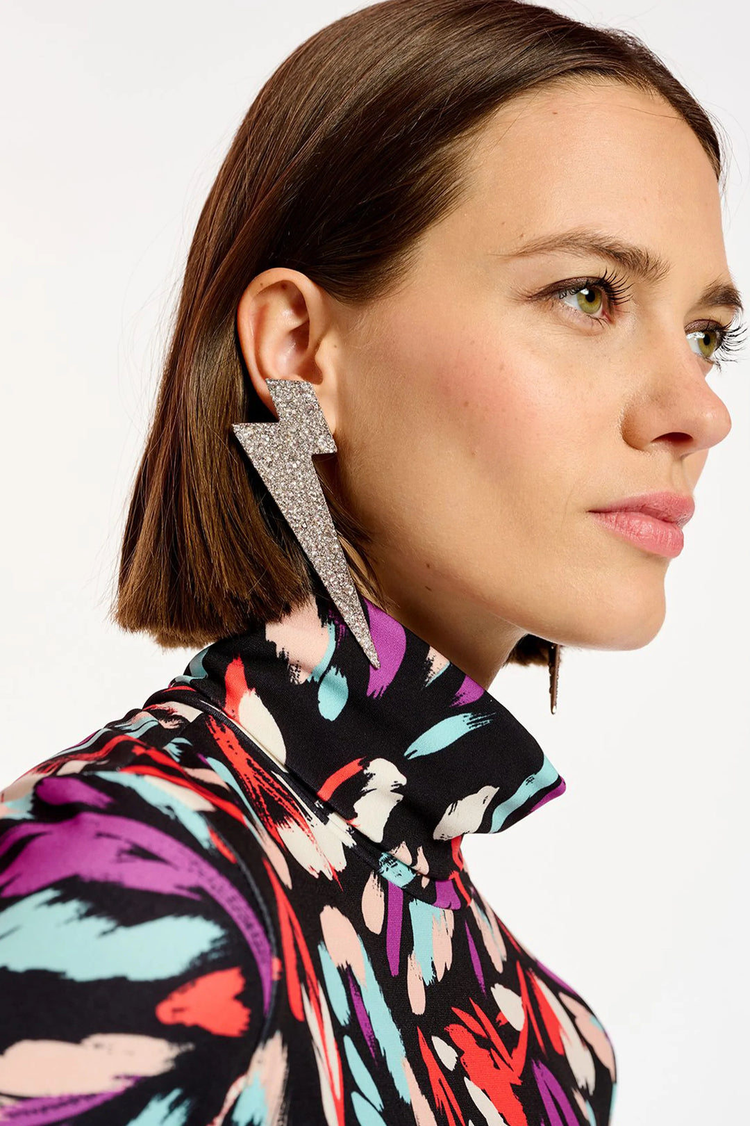 Essentiel Antwerp Bolt Earring - Silver