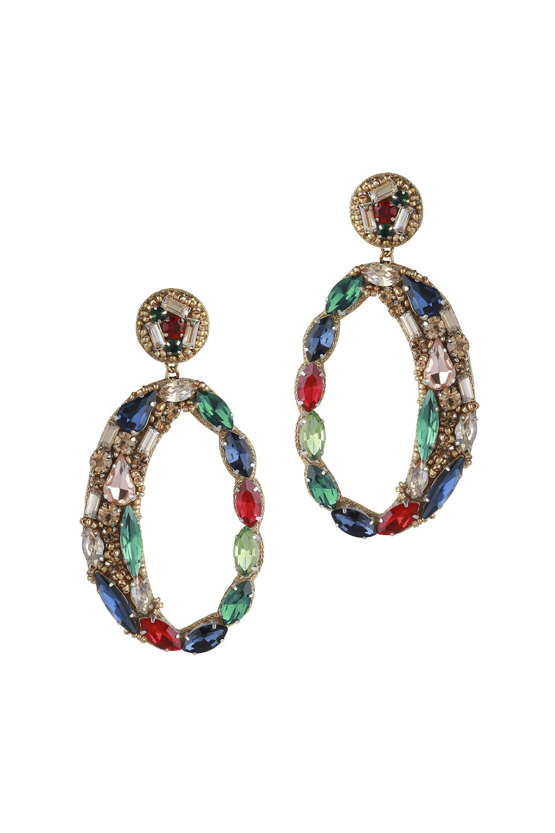 Deepa Gurnani Freida Earring - Multi Coloured