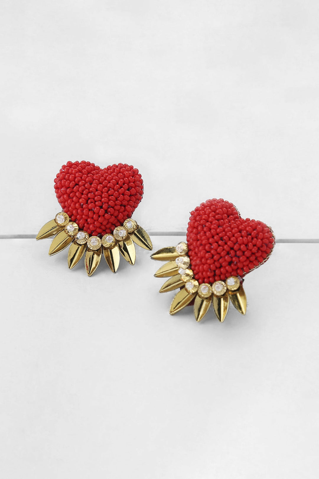 Deepa Gurnani Danika Earring - Red