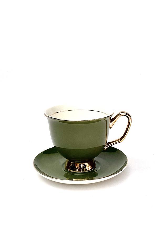 Husk Sun Teacup - Moss