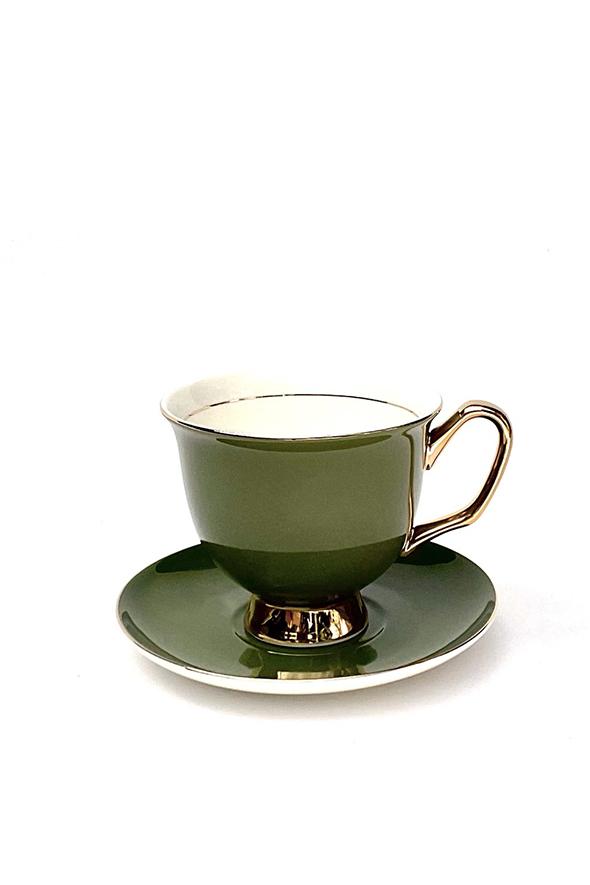 Husk Sun Teacup - Moss