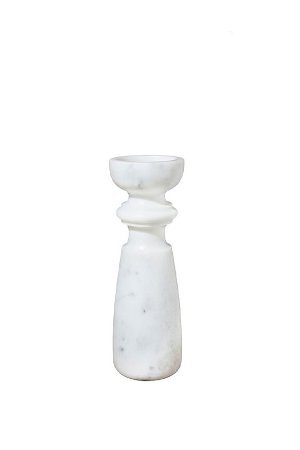 Husk Marble Candlestick