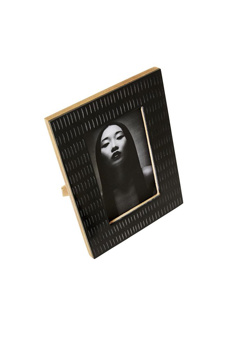 Husk Carved Frame - Black