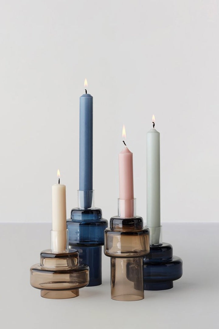 Husk 55 Candlestick - Indigo