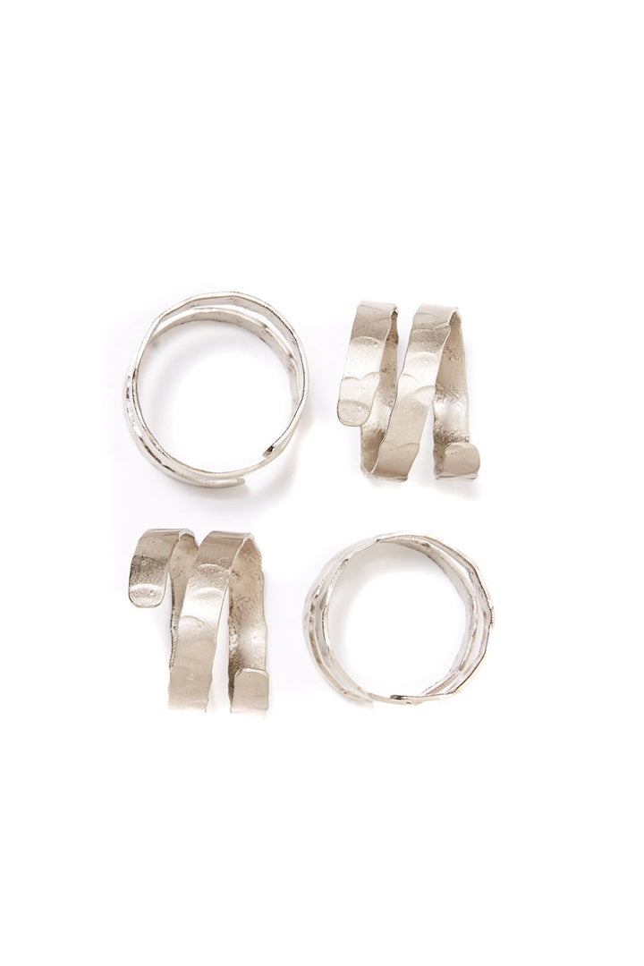 Husk Napkin Ring - Nickel