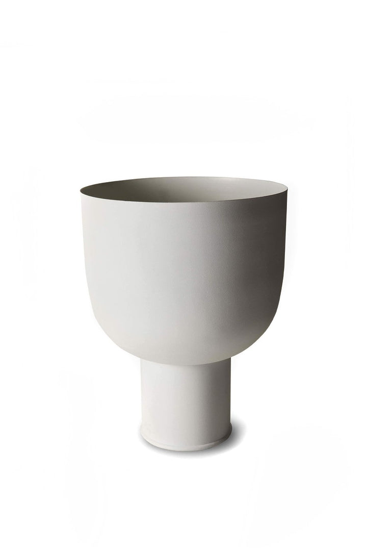 Husk Mona Planter - Chalk