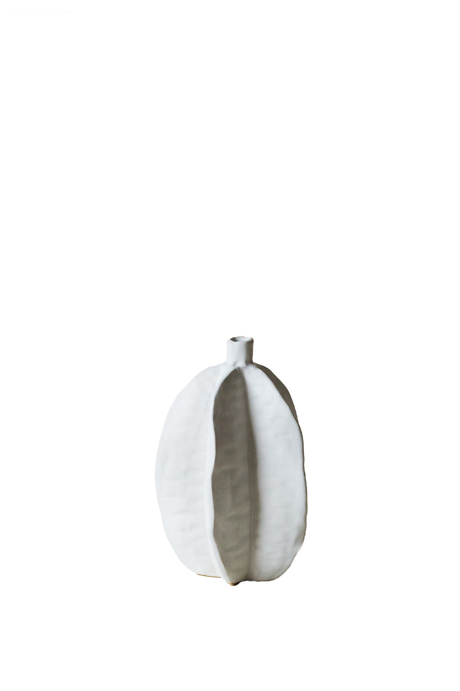 Husk Pod Vase - White