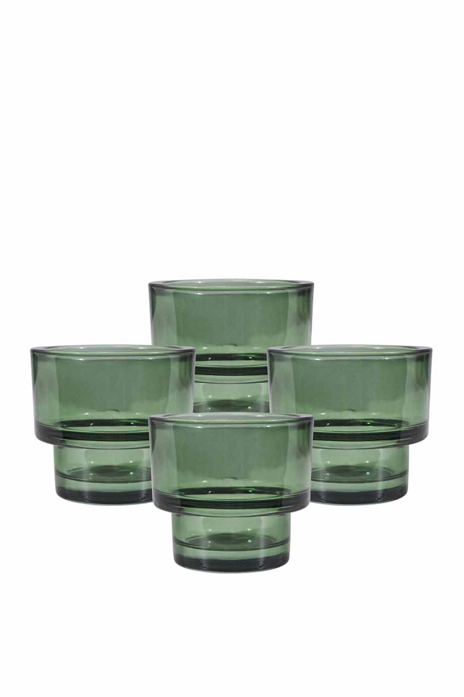 Husk Lune Votive - Green