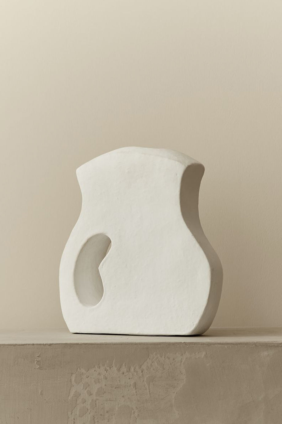 Husk Benjamin Vase - White