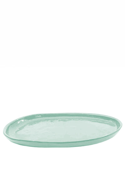 Husk Oval Platter - Mint