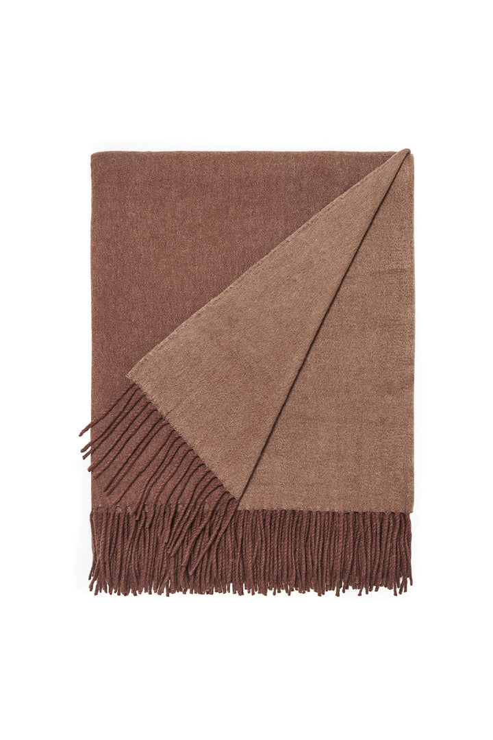 Husk Mix Throw - Chestnut