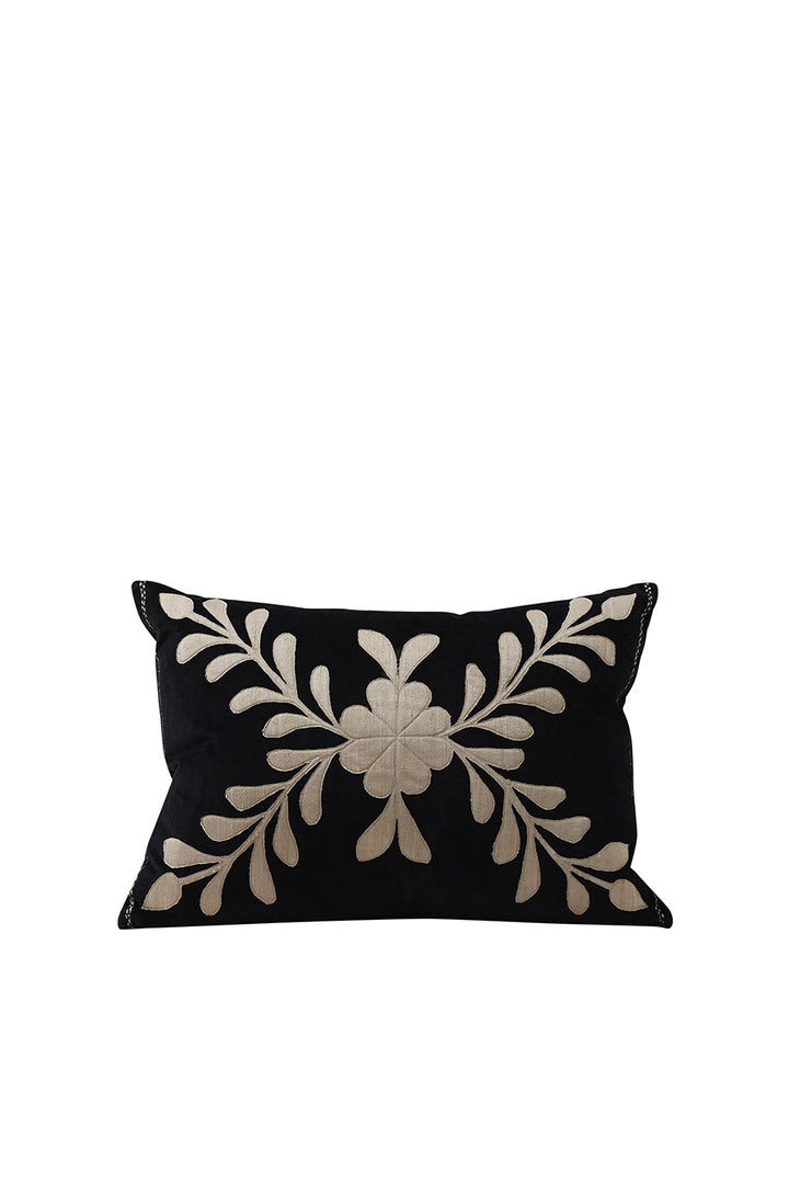 Husk Flora Cushion - Champagne