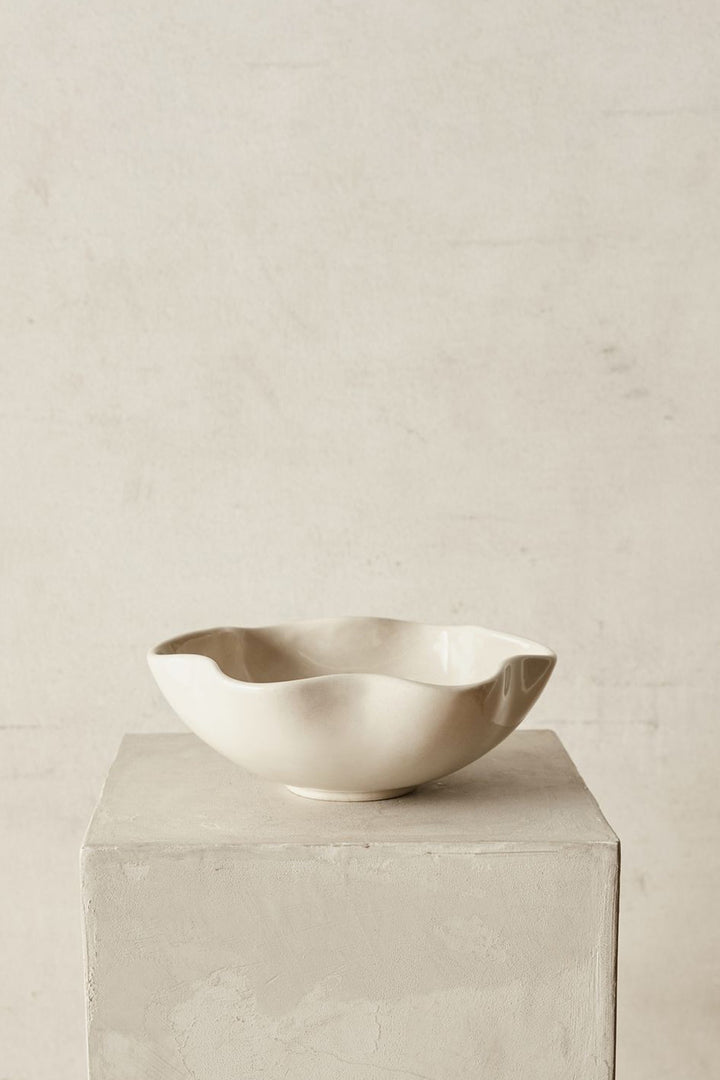 Husk Glazed Bowl - Clay