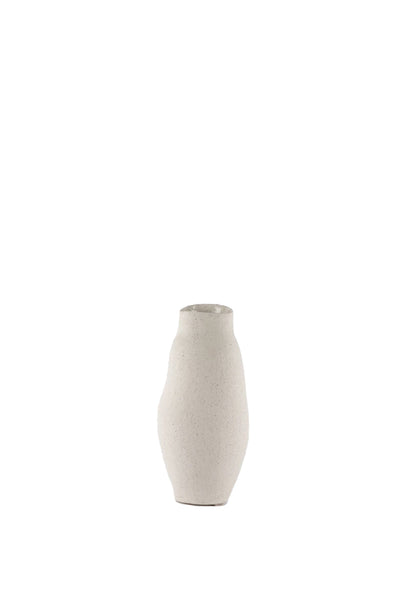 Husk Agni Vase - White