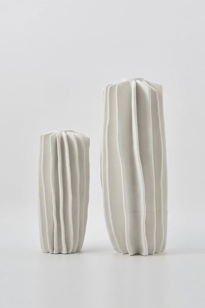 Husk Coral Vase - Ivory