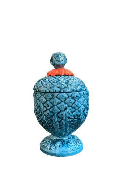 Les Ottomans Monkey Box - Blue