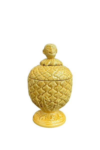Les Ottomans Monkey Box - Yellow