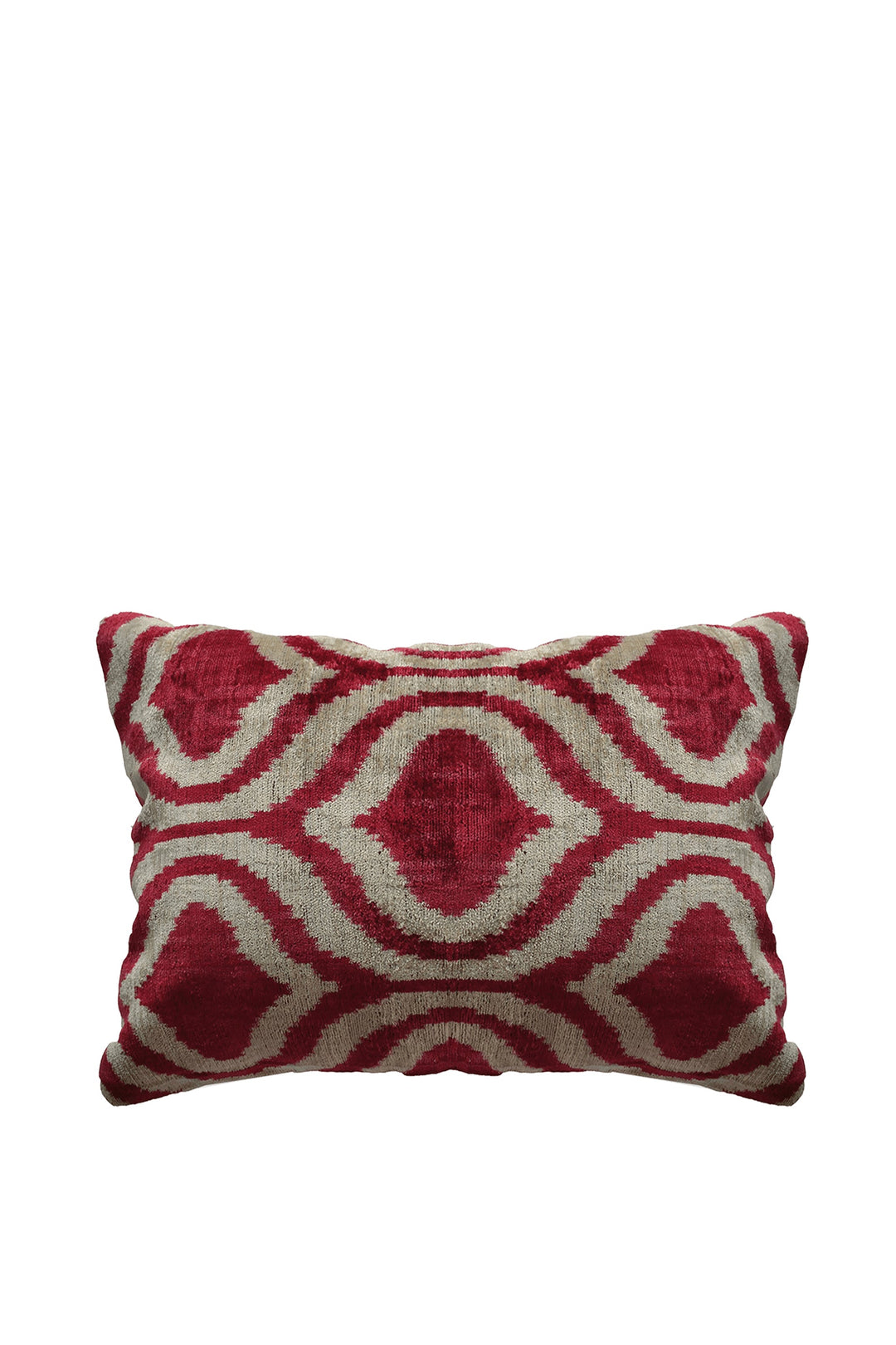 Les Ottomans Double Cushion - Red