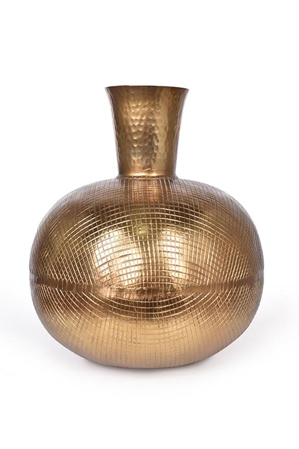 Husk Brass Vase