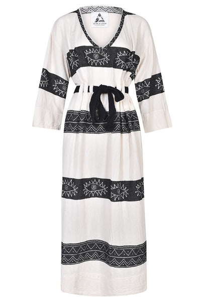 Pearl & Caviar Eye Maxi - Black