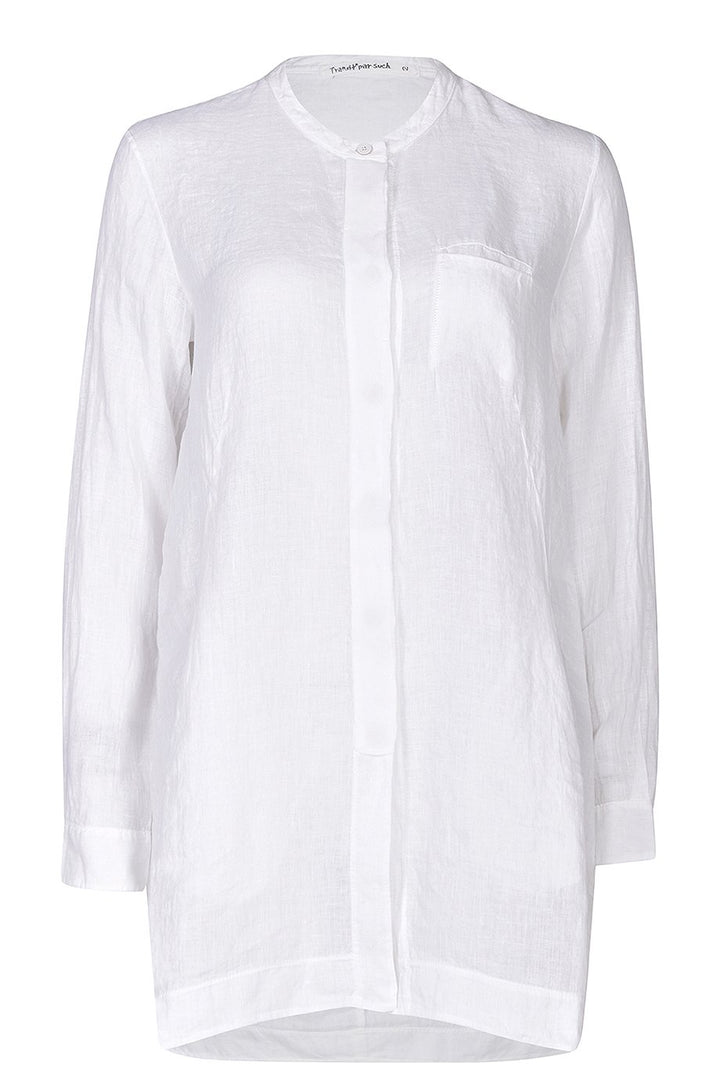 Transit Button Shirt - White