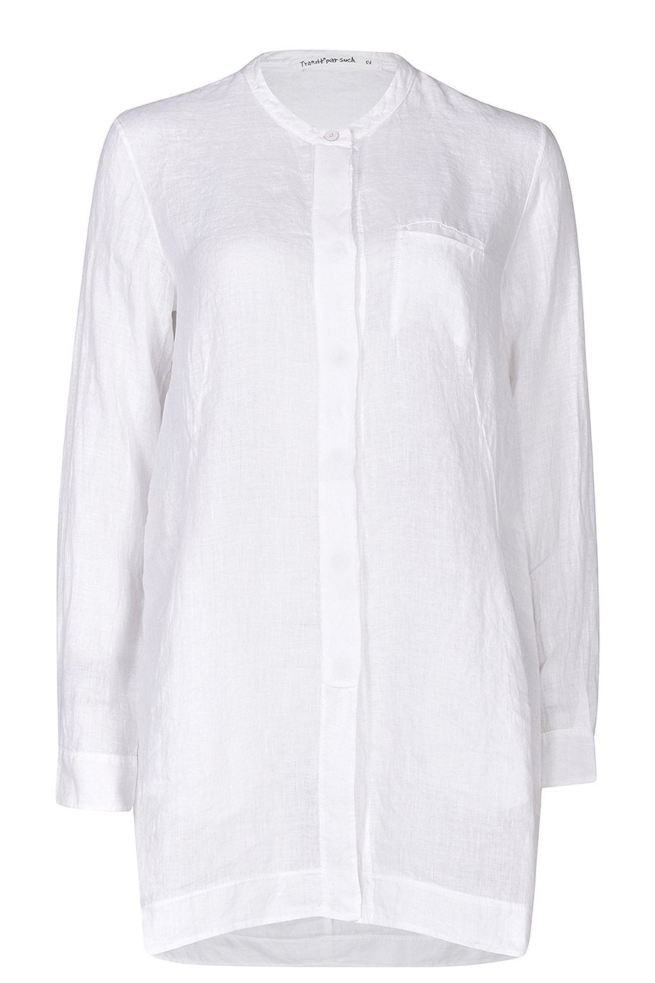 Transit Button Shirt - White